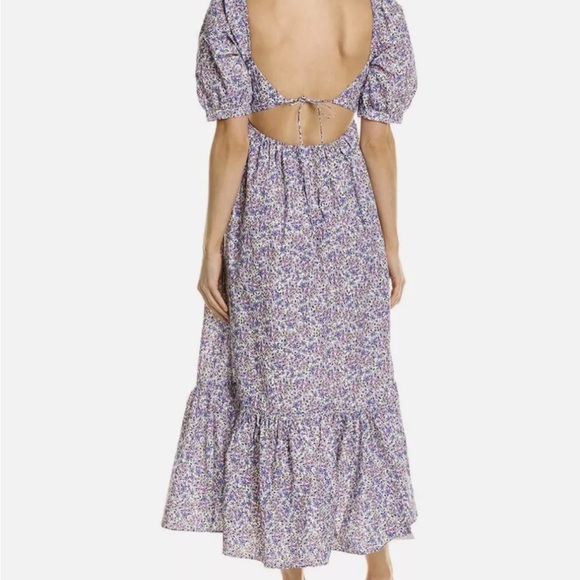 NWT Favorite Daughter Mirka Dress Size 0 Floral Purple Retail $268 - Picture 2 of 4